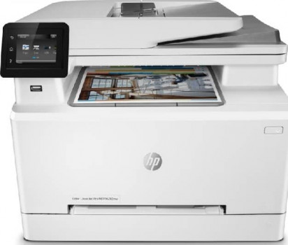 HP MFP M282nw Color Laser Jet Pro Printer, Up to 21 ppm Print Speed, Up to 600x600 Dpi Resolution, 2.7'' Graphic Screen, 100 Sheets Output Capacity, Flatbed, 361 Watts Power Consumption | 7KW72A